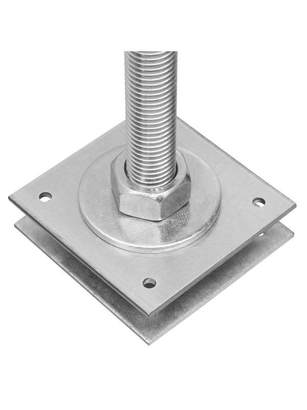 Анкер, регулируемый по высоте, ARH(100)-24, цинк Россия Сибртех