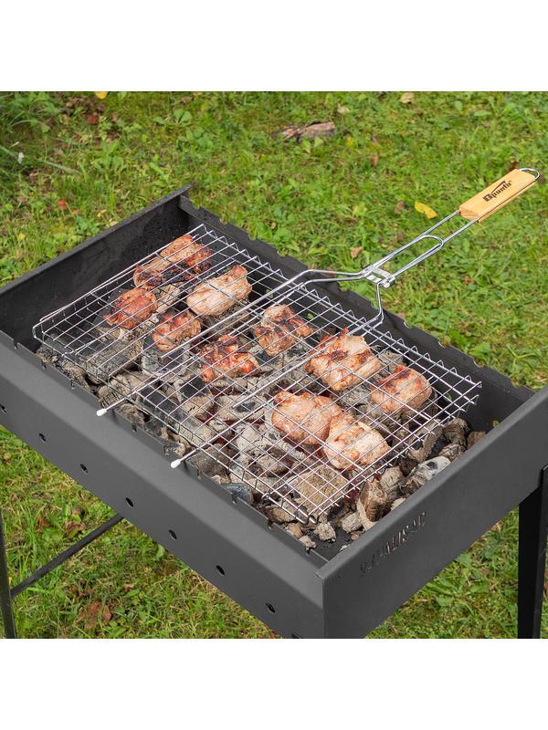 Решетка-гриль 260 х 450 мм, хромированная Sparta