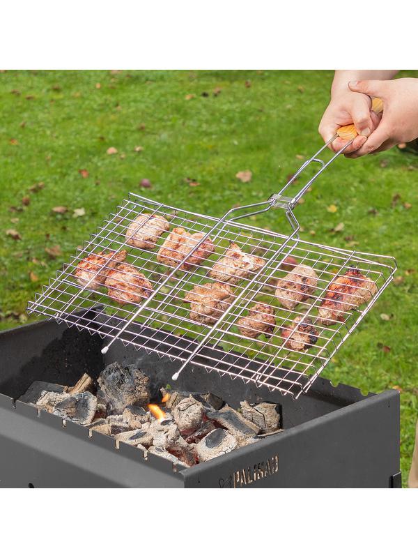 Решетка-гриль 260 х 450 мм, хромированная Sparta