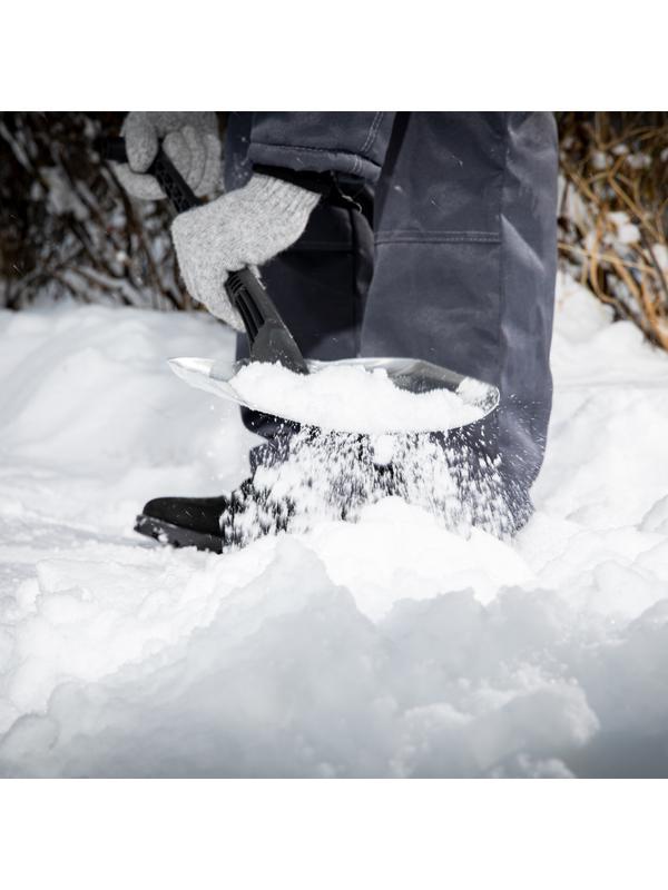 Лопата универсальная алюминиевая, 205 х 280 х 640 мм, пластиковый черенок, Россия, Сибртех