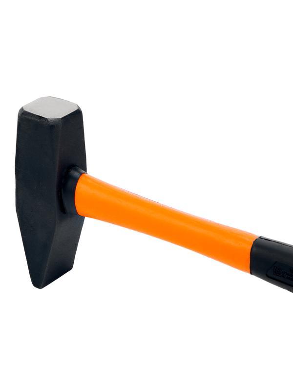 Молоток слесарный, 1000 г, фибергласовая обрезиненная рукоятка Sparta