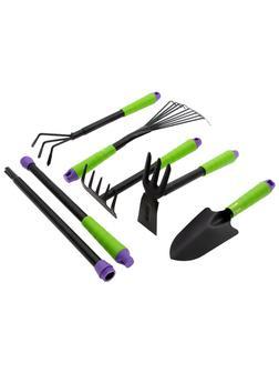 Набор садового инструмента, пластиковые рукоятки, 7 предметов, Connect, Palisad
