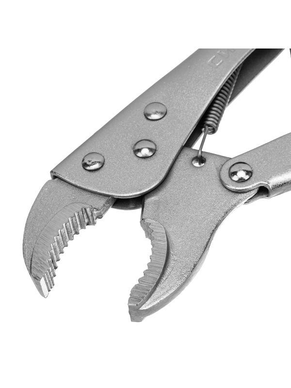 Зажим ручной, полукруглый захват, 220 мм// Сибртех