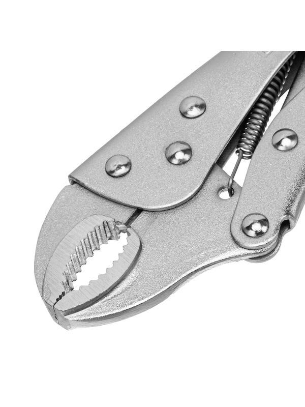 Зажим ручной, полукруглый захват, 220 мм// Сибртех