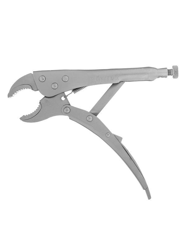 Зажим ручной, полукруглый захват, 220 мм// Сибртех