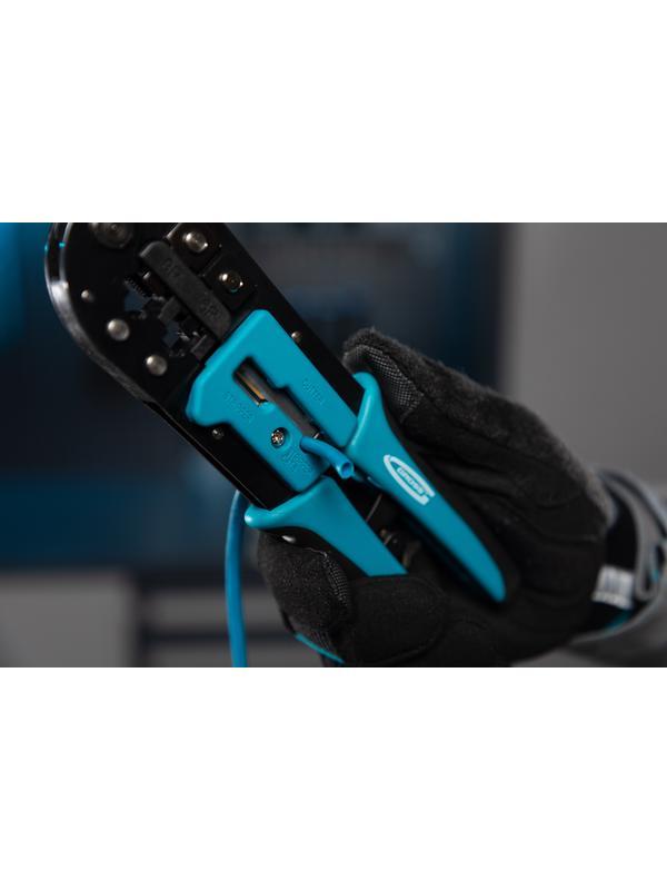 Клещи для обжима телефонных и компьютерных клемм RJ-45, 6P, 8P и RJ-11/12, 6P, 8P Gross