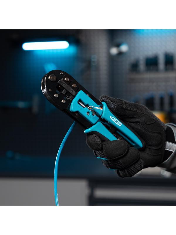 Клещи для обжима телефонных и компьютерных клемм RJ-45, 6P, 8P и RJ-11/12, 6P, 8P Gross