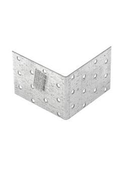 Крепежный уголок равносторонний 2 мм, KUR 80 х 80 х 60 мм Россия Сибртех