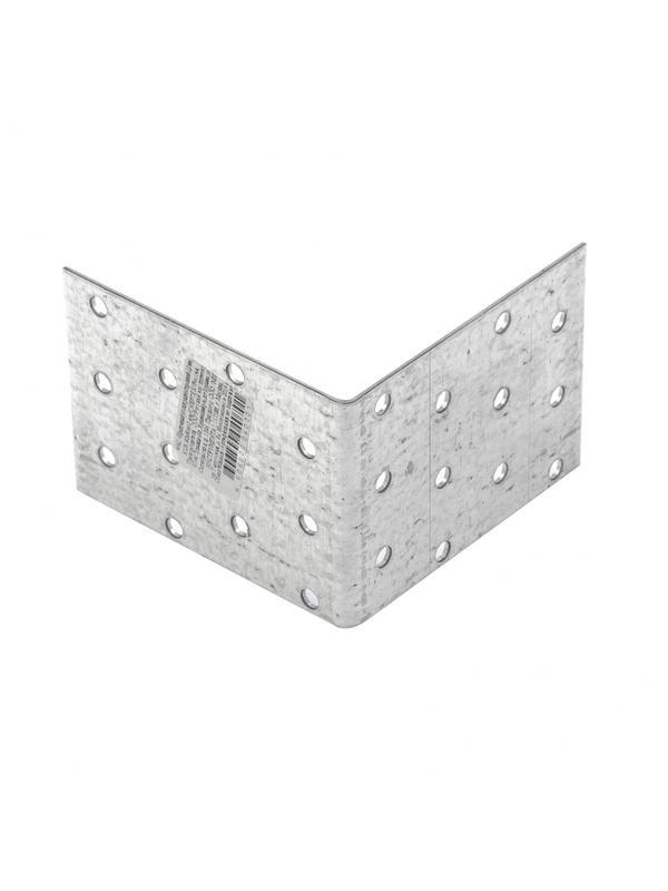 Крепежный уголок равносторонний 2 мм, KUR 80 х 80 х 60 мм Россия Сибртех