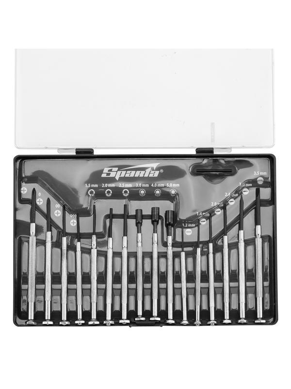 Набор отверток для точной механики, 16 шт, Sparta