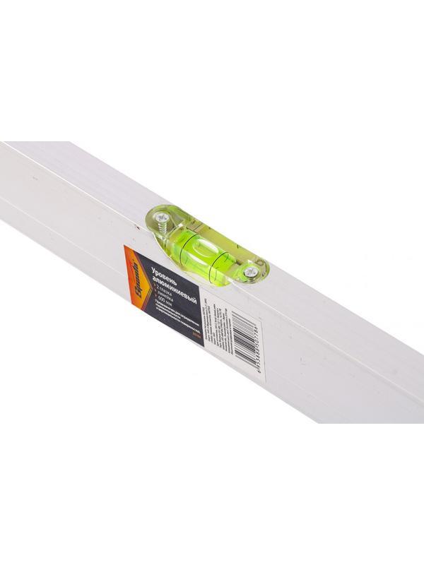 Уровень алюминиевый, 600 мм, 2 глазка, линейка Sparta