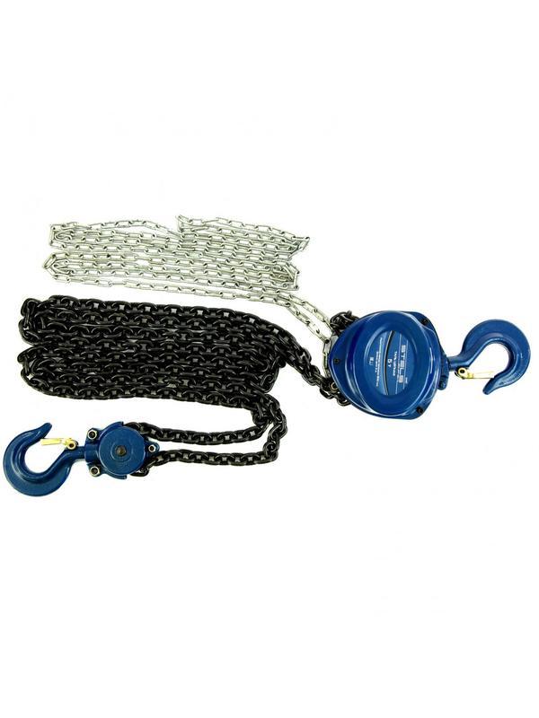 Таль цепная, 5 т, h подъема 3 м, расстояние между крюками 600 мм Stels