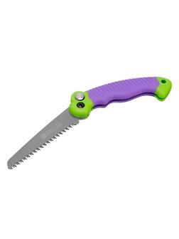 Пила садовая складная, 115 мм рабочая часть, пластиковая обрезиненная рукоятка, Palisad
