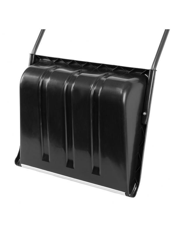 Движок для уборки снега пластиковый, 570 х 470 х 1300 мм, стальная рукоятка, Россия Сибртех