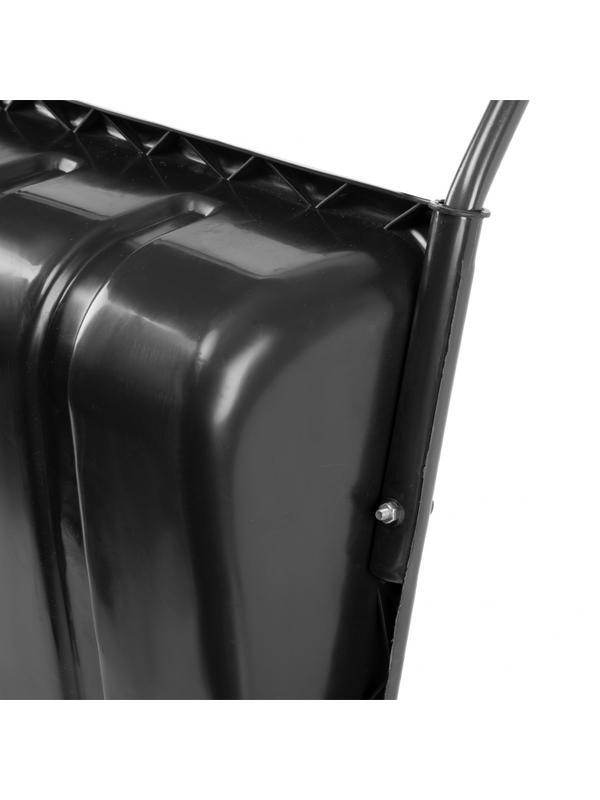 Движок для уборки снега пластиковый, 570 х 470 х 1300 мм, стальная рукоятка, Россия Сибртех