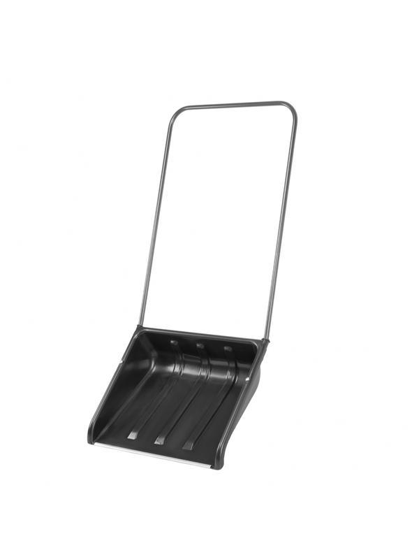 Движок для уборки снега пластиковый, 570 х 470 х 1300 мм, стальная рукоятка, Россия Сибртех