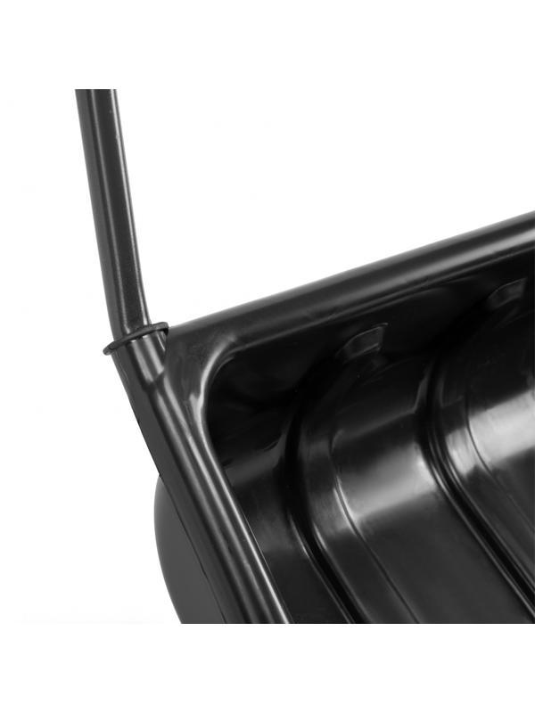 Движок для уборки снега пластиковый, 570 х 470 х 1300 мм, стальная рукоятка, Россия Сибртех