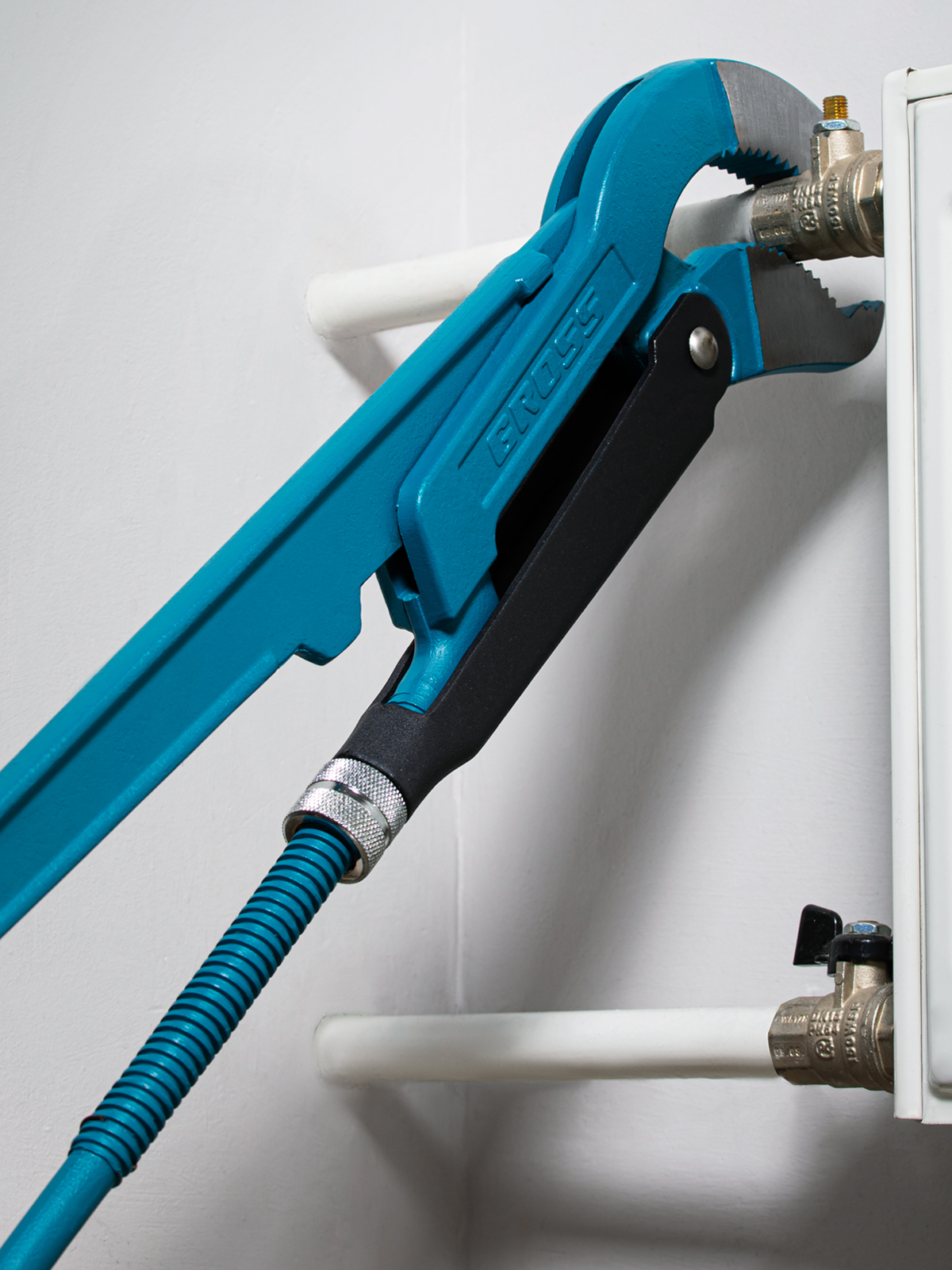 Ключ трубный рычажный 3, №4, цельнокованый, CrV, тип 