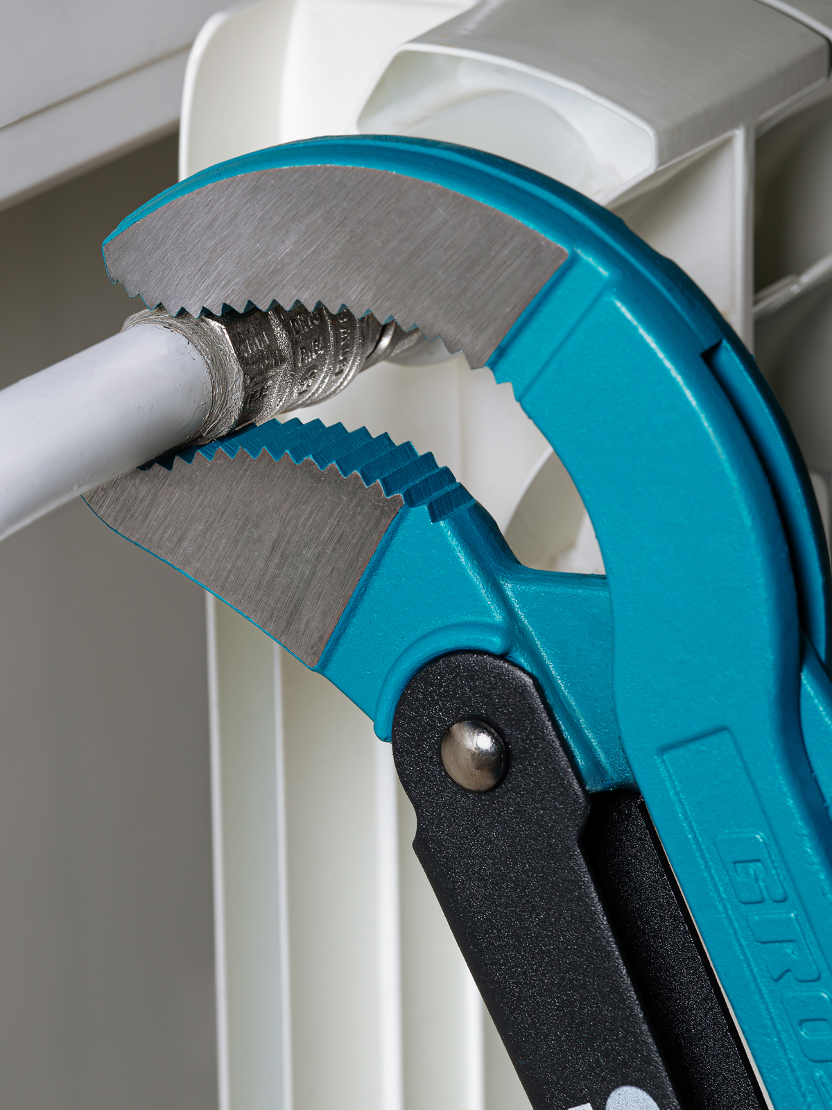 Ключ трубный рычажный 3, №4, цельнокованый, CrV, тип 