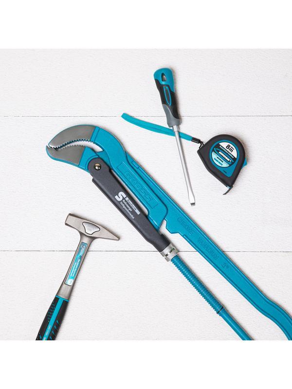 Ключ трубный рычажный 3, №4, цельнокованый, CrV, тип 