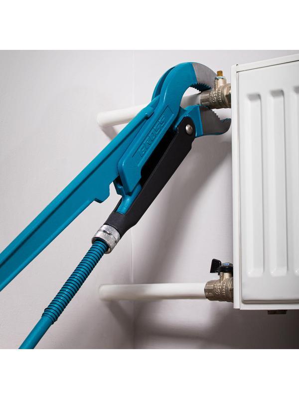 Ключ трубный рычажный 3, №4, цельнокованый, CrV, тип 