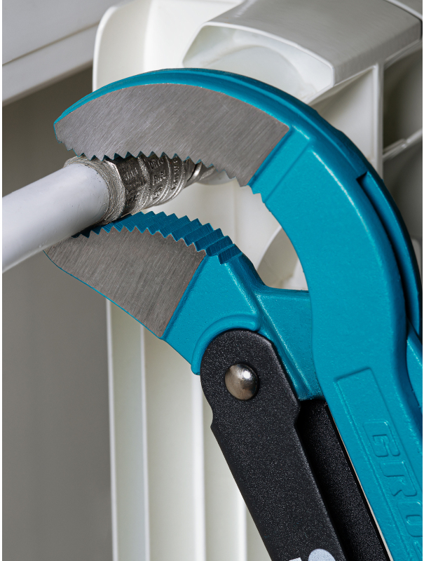 Ключ трубный рычажный 3, №4, цельнокованый, CrV, тип 