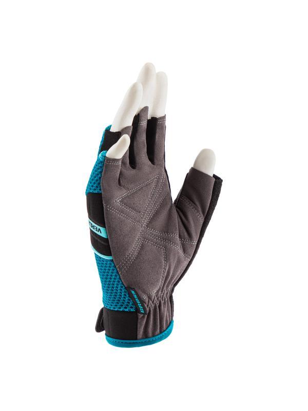 Перчатки комбинированные облегченные, открытые пальцы, AKTIV, L Gross