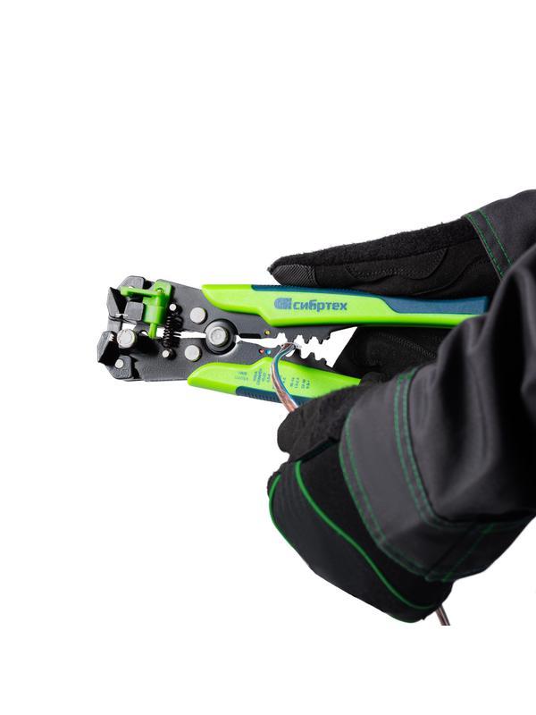 Щипцы для зачистки электропроводов, функция обрезания проводов Сибртех