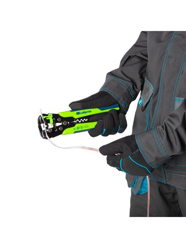 Щипцы для зачистки электропроводов, функция обрезания проводов Сибртех