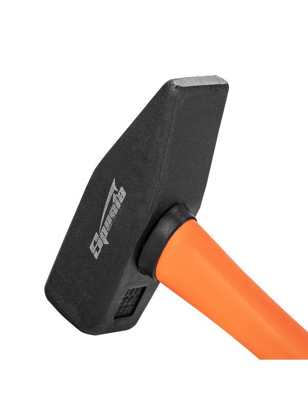 Молоток слесарный, 1500 г, фибергласовая обрезиненная рукоятка Sparta