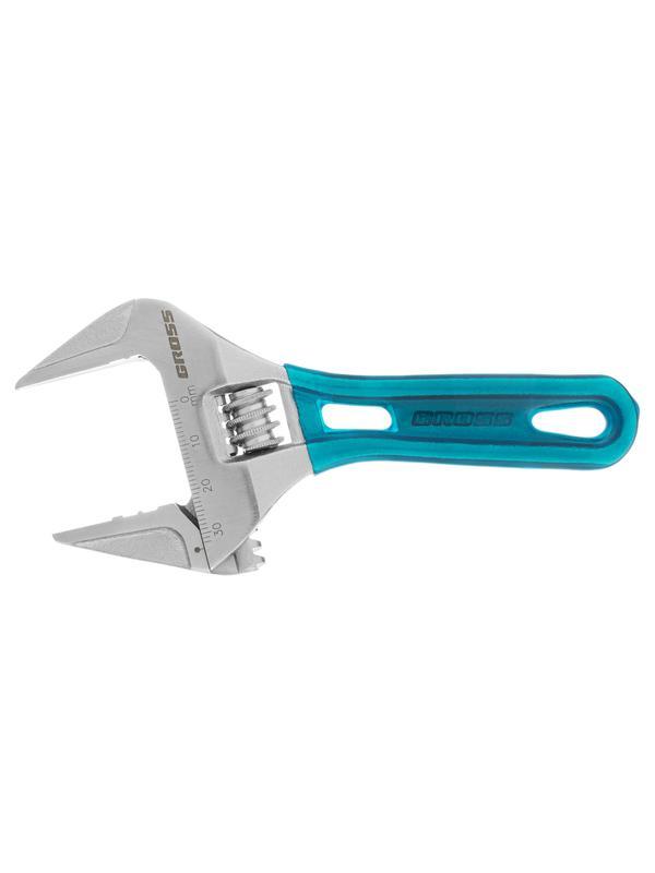 Ключ разводной, 140 мм, CrV, укороченная ручка Gross