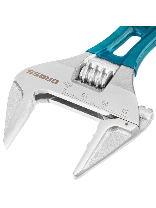 Ключ разводной, 140 мм, CrV, укороченная ручка Gross