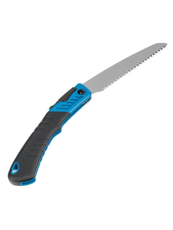 Пила по дереву Piranha, складная, для кемпинга и сада, 150 мм, 9-10 TPI, подкаленый зуб 3D, двухкомпонентная рукоятка Gross