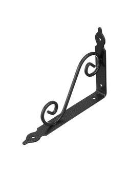 Кронштейн декоративный, 190 х 140 х 25 х 3 мм, темно-серый Сибртех