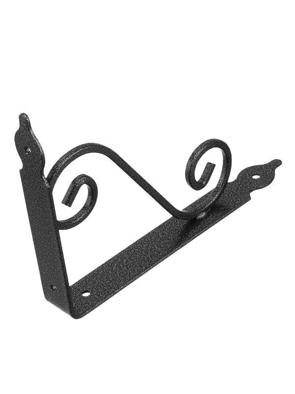 Кронштейн декоративный, 190 х 140 х 25 х 3 мм, темно-серый Сибртех