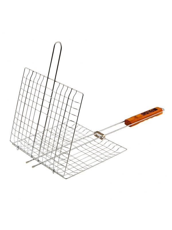 Решетка гриль 270 х 240 мм, хромированная Camping Palisad