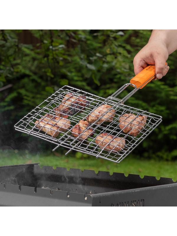 Решетка гриль 270 х 240 мм, хромированная Camping Palisad