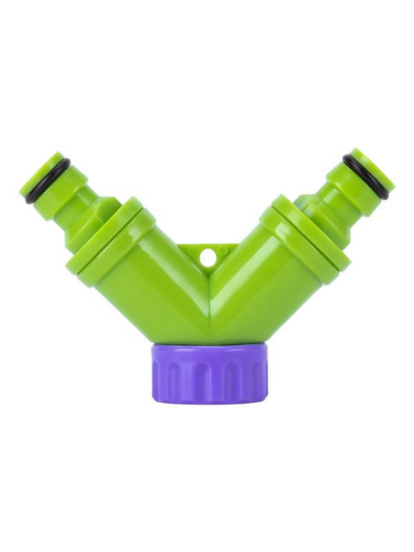 Разветвитель двухканальный, регулируемый, со штуцерами Palisad