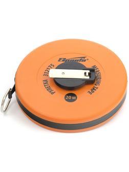 Рулетка геодезическая, 20 м х 12,5 мм, лента ПВХ, закрытый круглый корпус Sparta