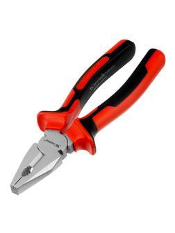 Плоскогубцы Nickel, никелированные 200 мм, двухкомпонентные рукоятки Matrix