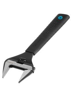 Ключ разводной, 250 мм, CrV, тонкие губки, защитные насадки Gross