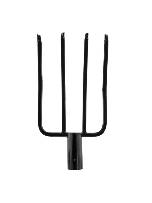 Вилы 4 - х рогие, огородные, 185х270 мм, без черенка, Россия, Сибртех