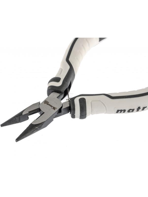 Длинногубцы Mini, 125 мм, прямые, авторазжим, Pro Matrix