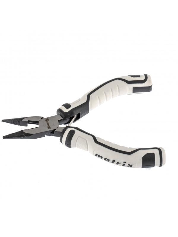 Длинногубцы Mini, 125 мм, прямые, авторазжим, Pro Matrix