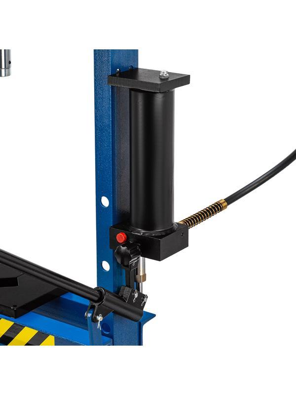 Пресс гидравлический с манометром и педалью, 12 т (комплект из 2 частей) Stels