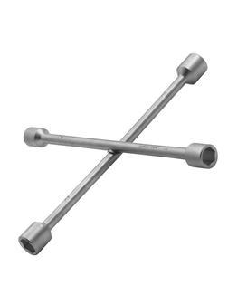 Ключ-крест баллонный, 17 х 19 х 21 х 22 мм, толщина 14 мм Сибртех