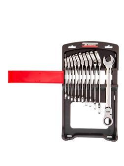 Набор ключей комбинированных, трещоточных шарнирных 11 шт. Matrix