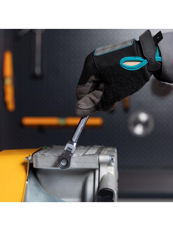 Набор ключей комбинированных, трещоточных шарнирных 11 шт. Matrix