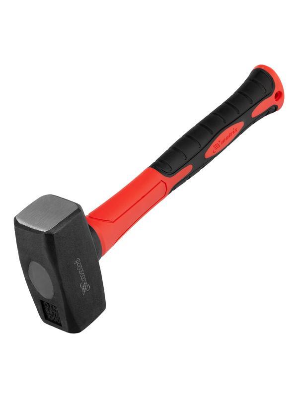 Кувалда optimal, 1000 г, фибергласовая обрезиненная рукоятка Matrix