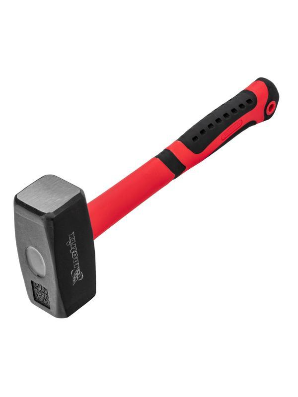 Кувалда, 1500 г, фибергласовая обрезиненная рукоятка Matrix